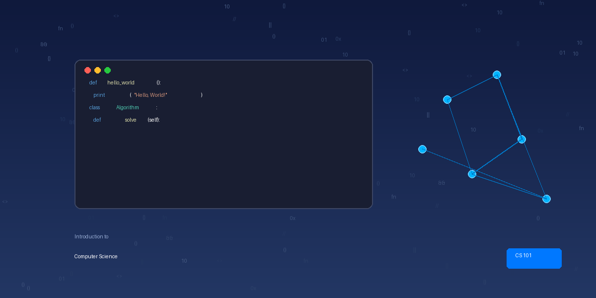Introduction to Computer Science CS101